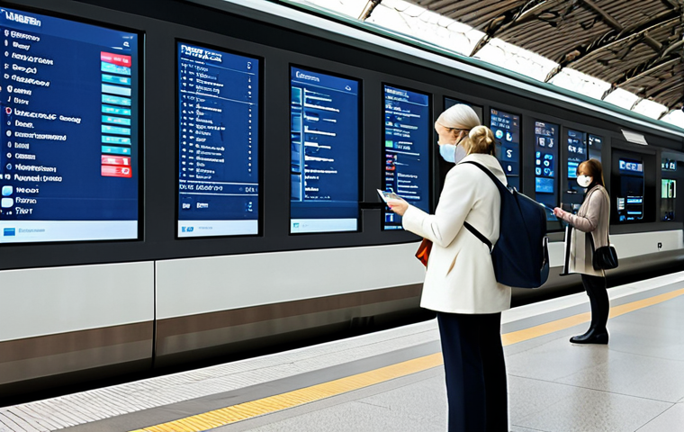 철도차량 관리 시스템 트렌드 - Connected Train**

"Interior of a modern train control center, operators monitoring train positions ...