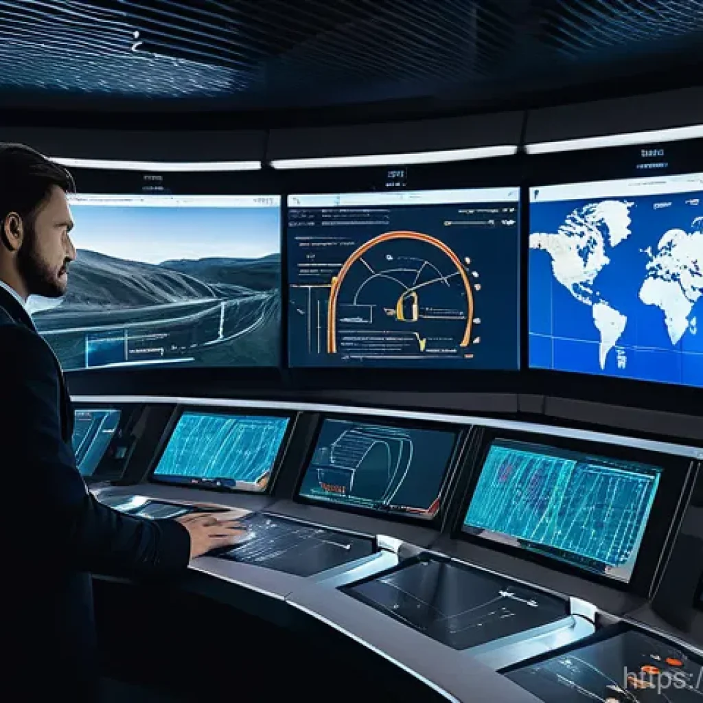 철도 실무 워크숍 후기 - **Prompt 1: AI-Powered Predictive Maintenance Control Center**
"A wide, cinematic shot of a futu...