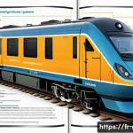 Home 22 철도 차량 정비 매뉴얼 분석 - A detailed and highly technical illustration of a railway maintenance manual page, featuring explode...